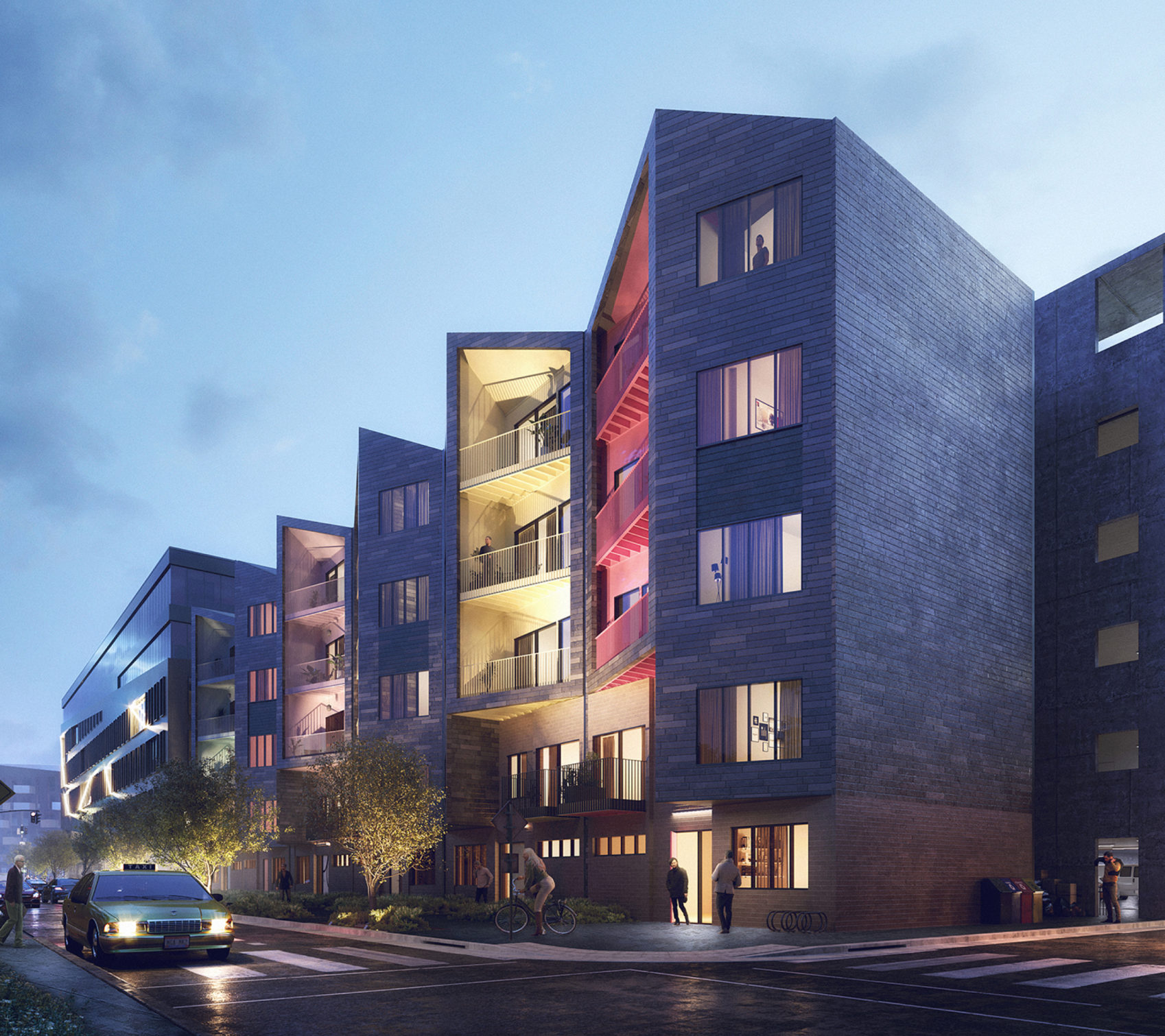 Gravity Building E: Urban townhome living on McDowell St in Columbus, Ohio. Sophisticated options, full amenities, and a community-focused lifestyle.